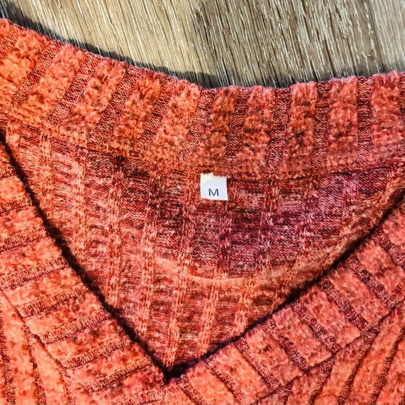 Amazon Women's V-Neck Sweater - Burnt Orange - Picture 2 of 3